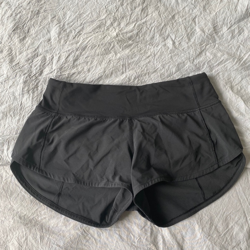 Black Size 2 lululemon Speed Up Shorts 2.5”